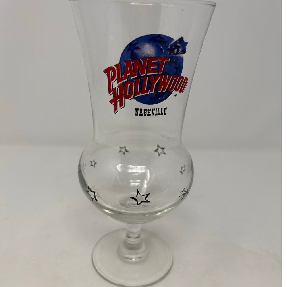 Planet Hollywood Nashville Hurricane Glass‎ 8 1/4" Tall